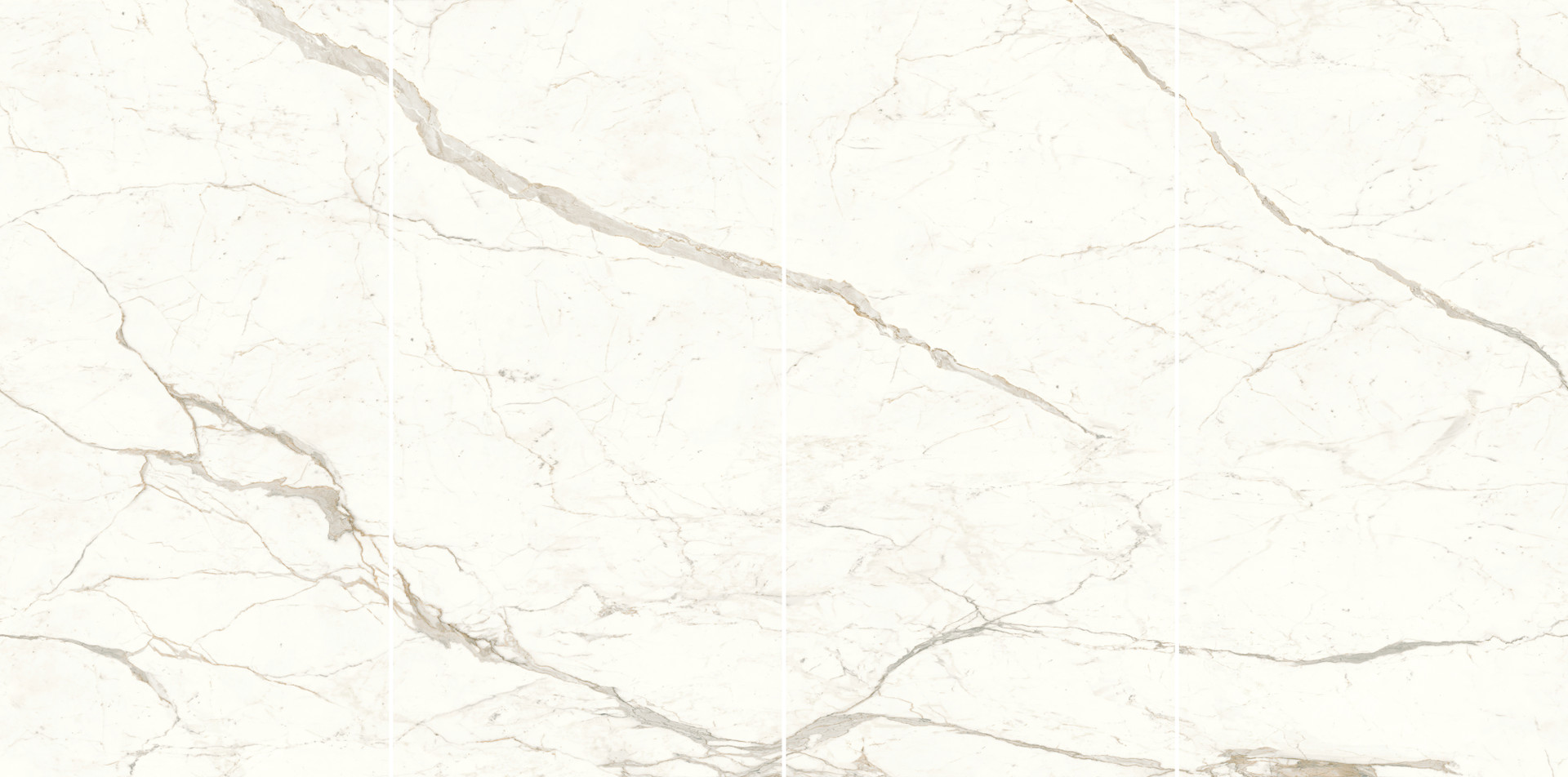 Calacatta Prestigio Polished 160x320 - 6mm Kit Endless 4pcs